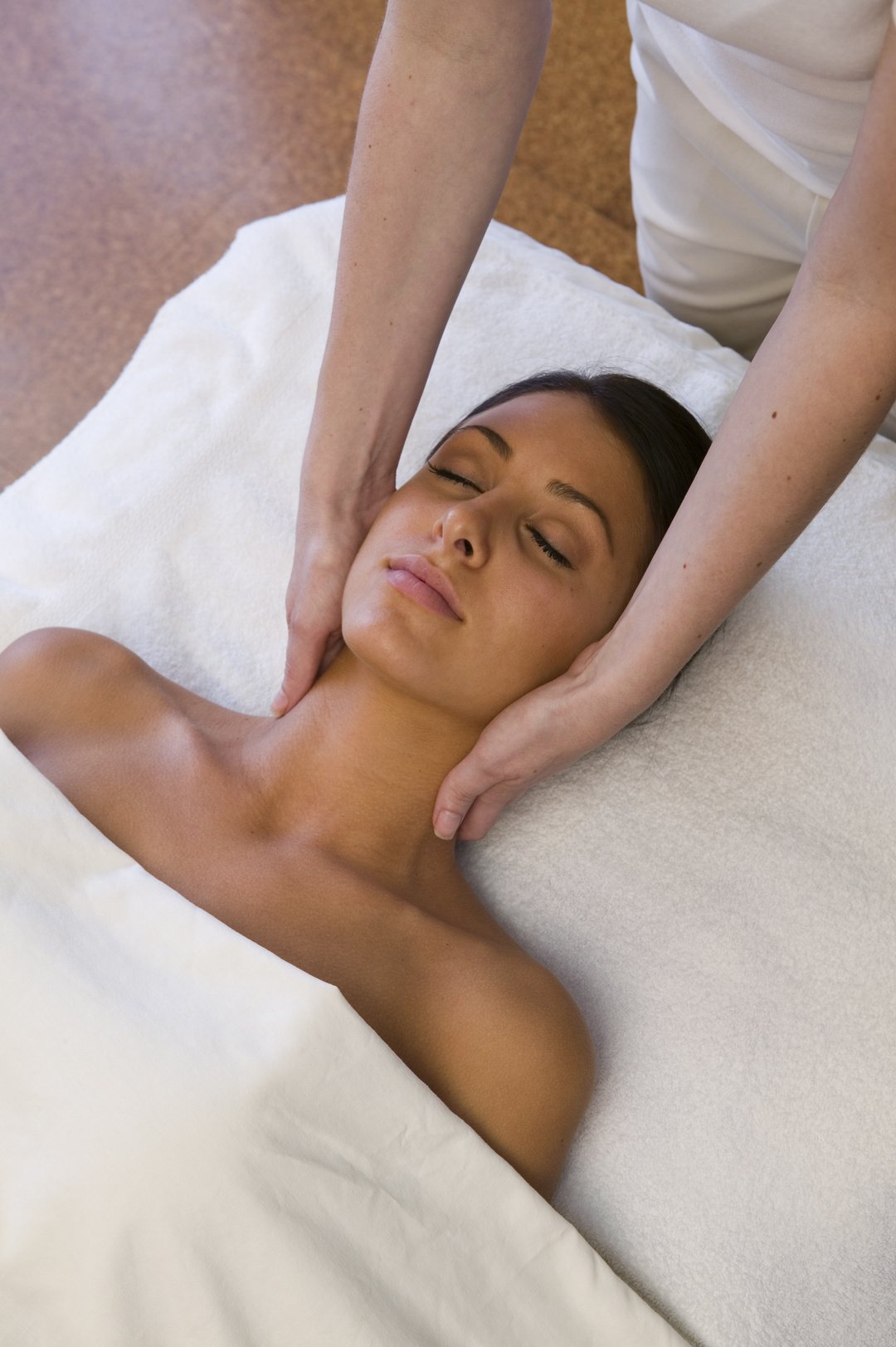 Woman receiving a massage